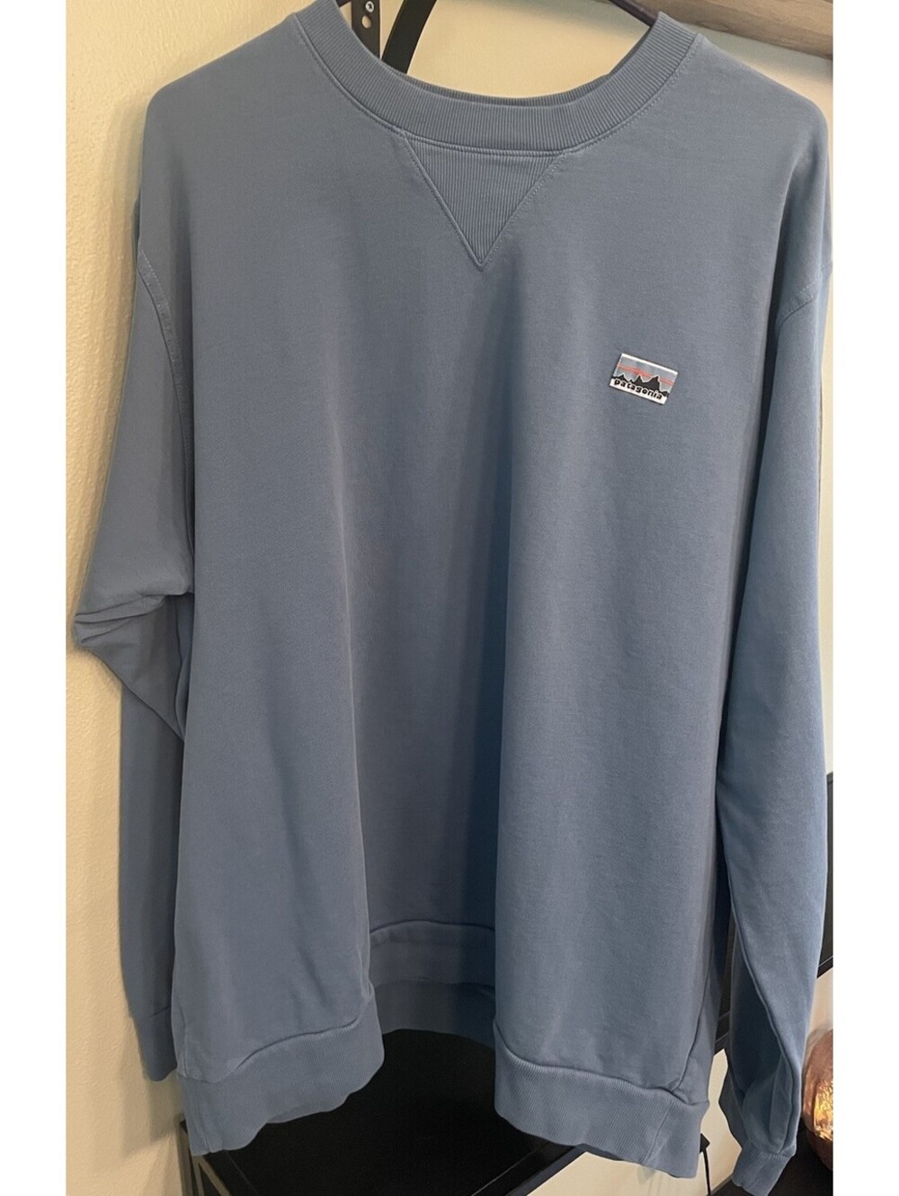 Men’s Patagonia Sweatshirt Regenerative Organic Certified Pilot Blue XXL